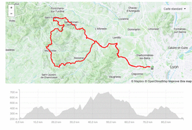 Croix de Crêt Nord 90 km et 1400 m D+
